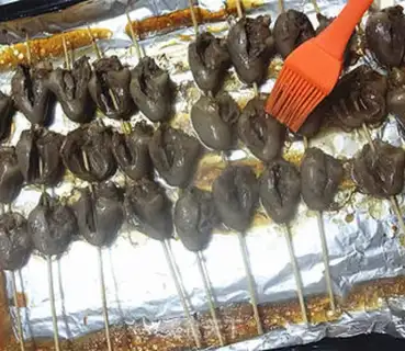 Make The Korean-sappy duck heart step 6