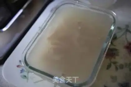 Make Bean sauce and crystal sheeting step 13