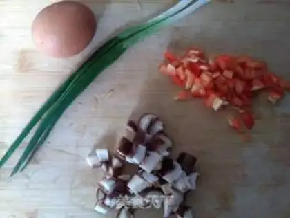 Make Egg fried rice step 0