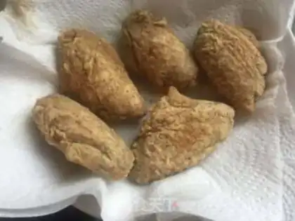 Make Fry wings step 8