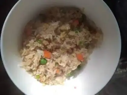 Make Egg fried rice step 2