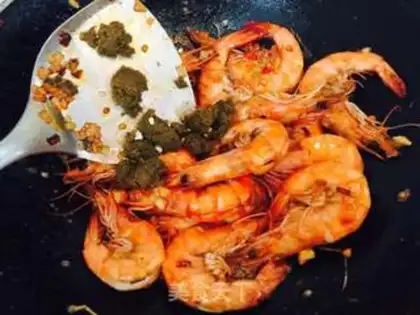 Make Curry shrimp step 4