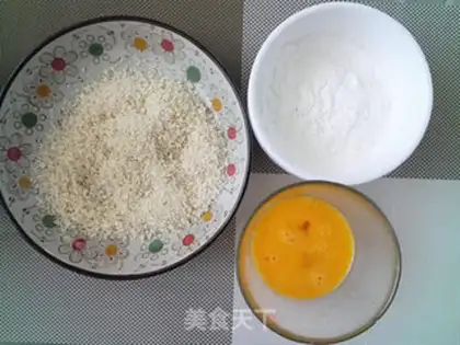 Make Pixie-tail shrimp ball step 2