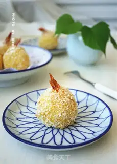 Make Pixie-tail shrimp ball step 6