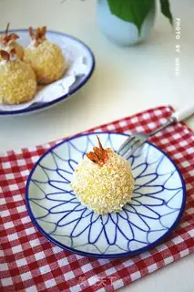 Make Pixie-tail shrimp ball step 7