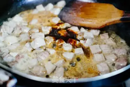 Make Black pepper apricot and beef step 6