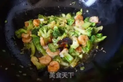Make Garlic orchid shrimp step 7