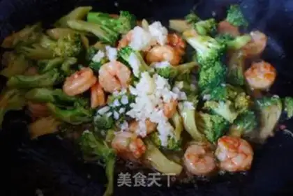 Make Garlic orchid shrimp step 8