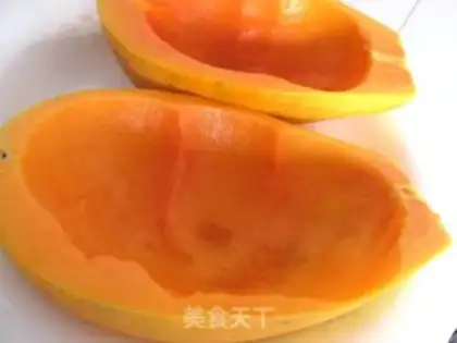 Make Pumpkin snow clams step 6