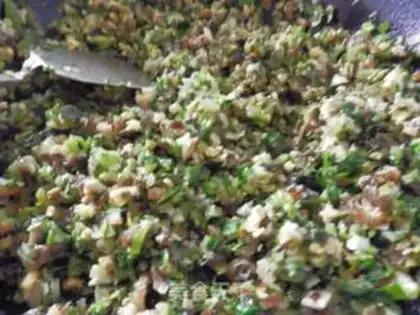 Make Egg celery bag step 3