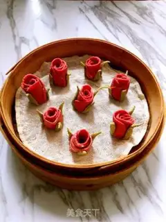 Make Red roses step 16