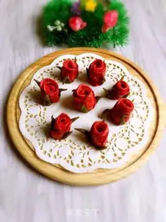 Make Red roses step 18