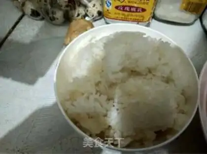 Make Classic egg fried rice step 2