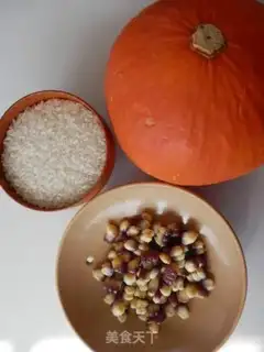 Make Pumpkin rice step 1