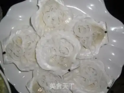Make A garlic fan scallop step 4