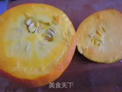 Make Pumpkin rice step 3