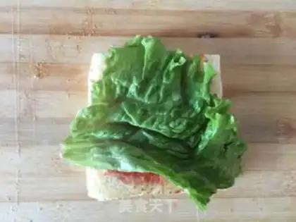 Make Ham egg sandwich step 6