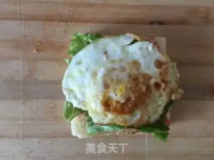 Make Ham egg sandwich step 7