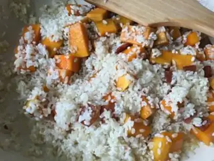 Make Pumpkin bacon step 4