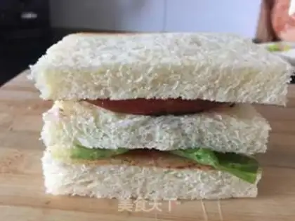 Make Ham egg sandwich step 10