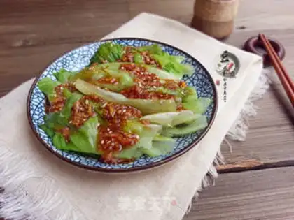 Make Garlic lettuce step 4