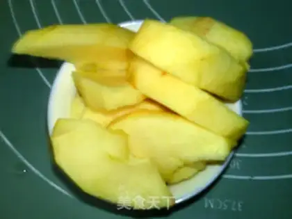 Make Peach apple step 1