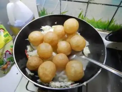 Make Bean bubbling step 6