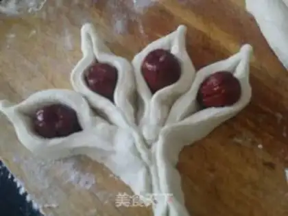 Make The date buns step 5