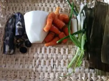 Make The radish rice step 0