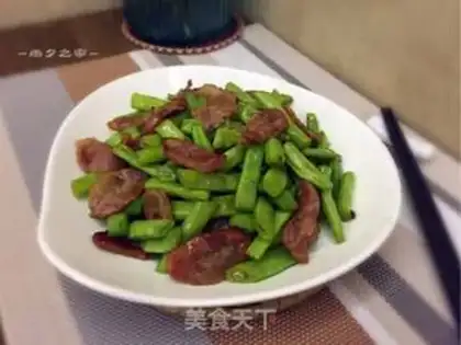 Make Weenie fried four season beans step 9