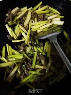 Make Celery with beef step 8