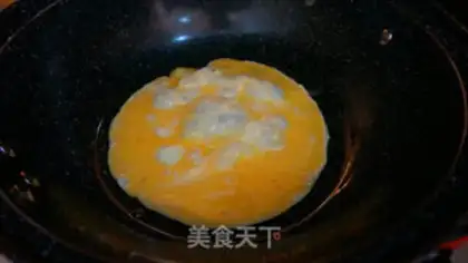 Make Sour mushroom egg fried rice step 7