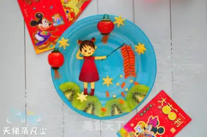 Make A little girl with a firecracker step 12