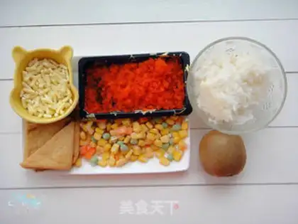 Make ♪ A flower sushi ♪ step 0