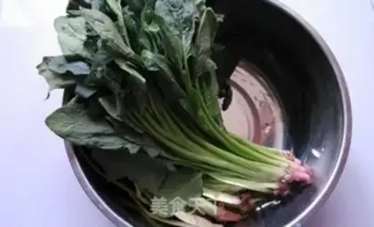 Make A spinach with a cheese fan step 3