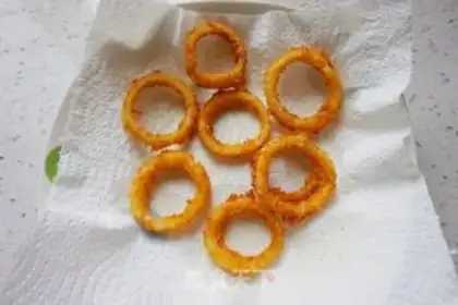 Make Onion rings step 8