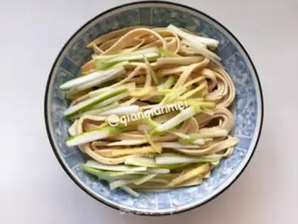 Make Delicious bean skin step 3