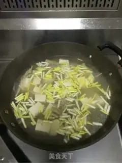 Make Old chicken tofu mushroom soup step 4