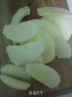 Make Apple rice porridge step 1