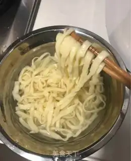 Make Egghand noodles step 5