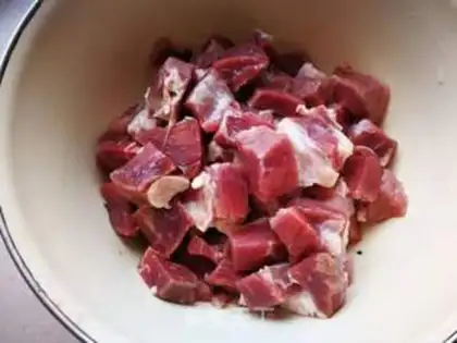 Make Red beef step 0