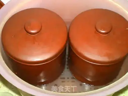 Make The silver spoon of the red date mountain step 4