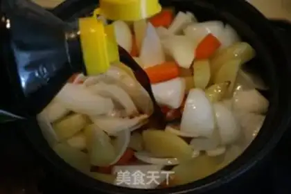 Make Sandpot potato beef step 9