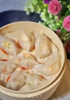 Make Crystal shrimp dumplings step 22