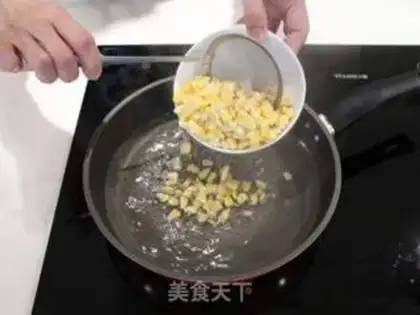 Make Salted egg sour corn step 2