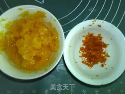 Make An orange muffin step 1