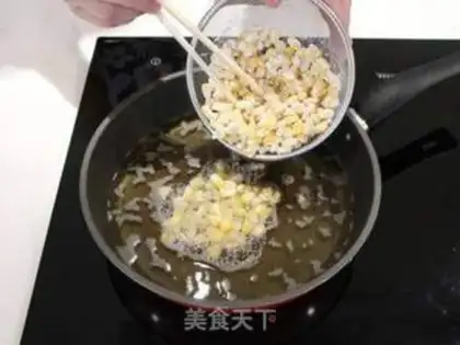 Make Salted egg sour corn step 7