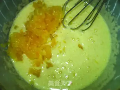 Make An orange muffin step 3