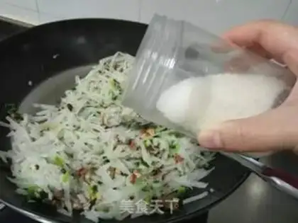 Make Cracker radish cake step 7