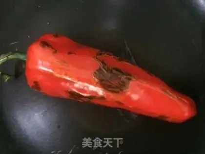 Make Hot pepper eggs step 1